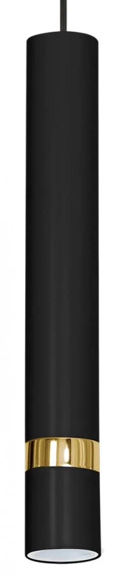 Lampa Wisząca RENO Czarny Złoty 1xGU10