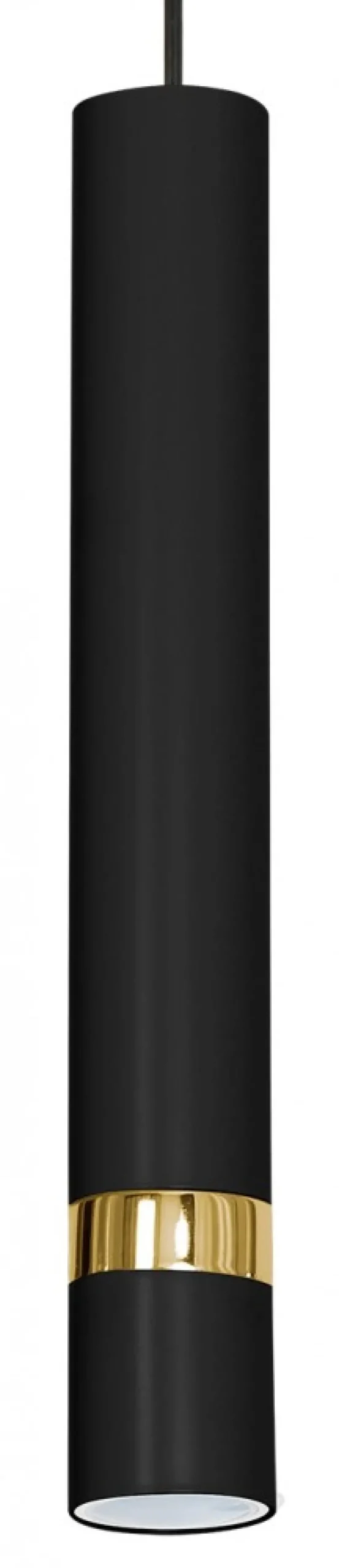 Lampa Wisząca RENO Czarny Złoty 1xGU10