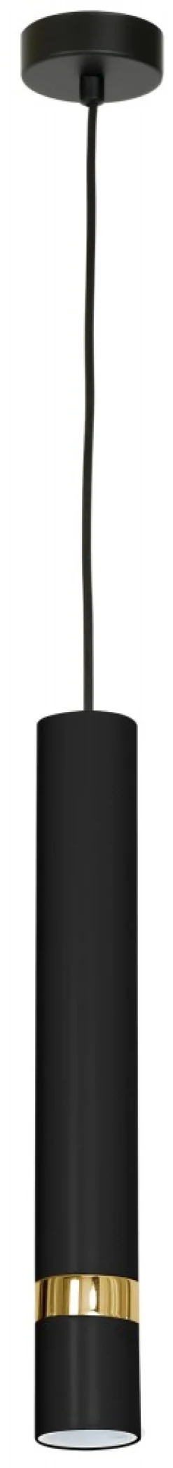 Lampa Wisząca RENO Czarny Złoty 1xGU10