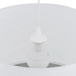 Lampa Wisząca RONDO Biały Abażur 1xE27 30cm