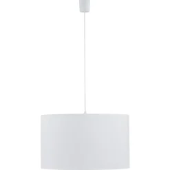Lampa Wisząca RONDO Biały Abażur 1xE27 30cm