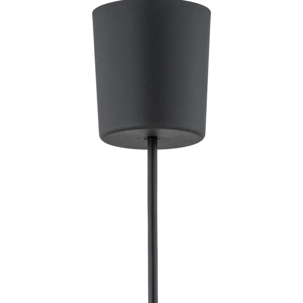 Lampa wisząca RONDO czarna 1xE27