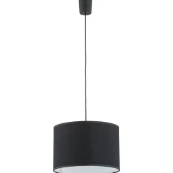 Lampa wisząca RONDO czarna 1xE27