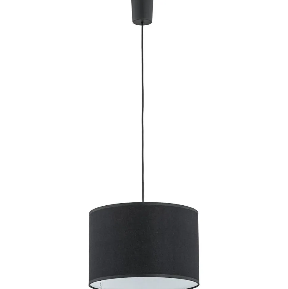 Lampa wisząca RONDO czarna 1xE27