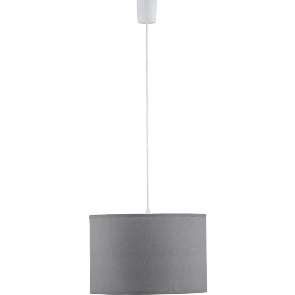 Lampa wisząca RONDO szara 1xE27