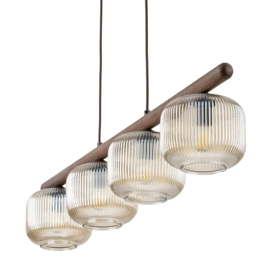 Lampa wisząca SALVIA brązowa 4xE14