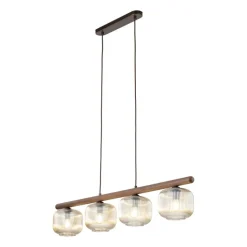 Lampa wisząca SALVIA brązowa 4xE14