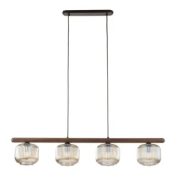 Lampa wisząca SALVIA brązowa 4xE14
