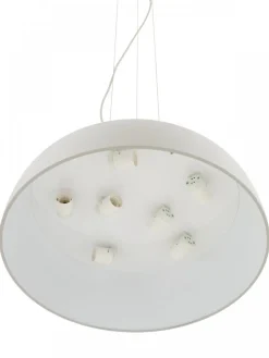 Lampa wisząca SATELLITE M szara 7xE27