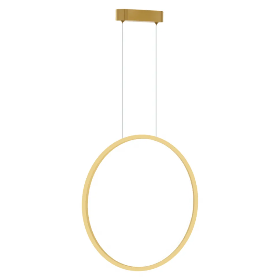 Lampa Wisząca SATURNO Złoty 28W LED 50cm