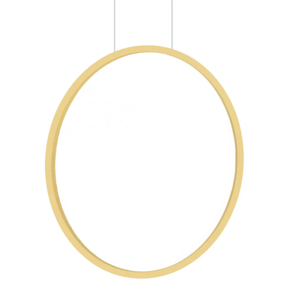 Lampa Wisząca SATURNO Złoty 28W LED 50cm