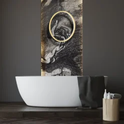 Lampa Wisząca SATURNO Złoty 28W LED 50cm