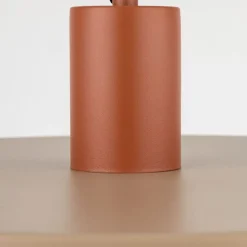 Lampa wisząca SILA ceglasta sabia beżowa 1xE27 40 cm