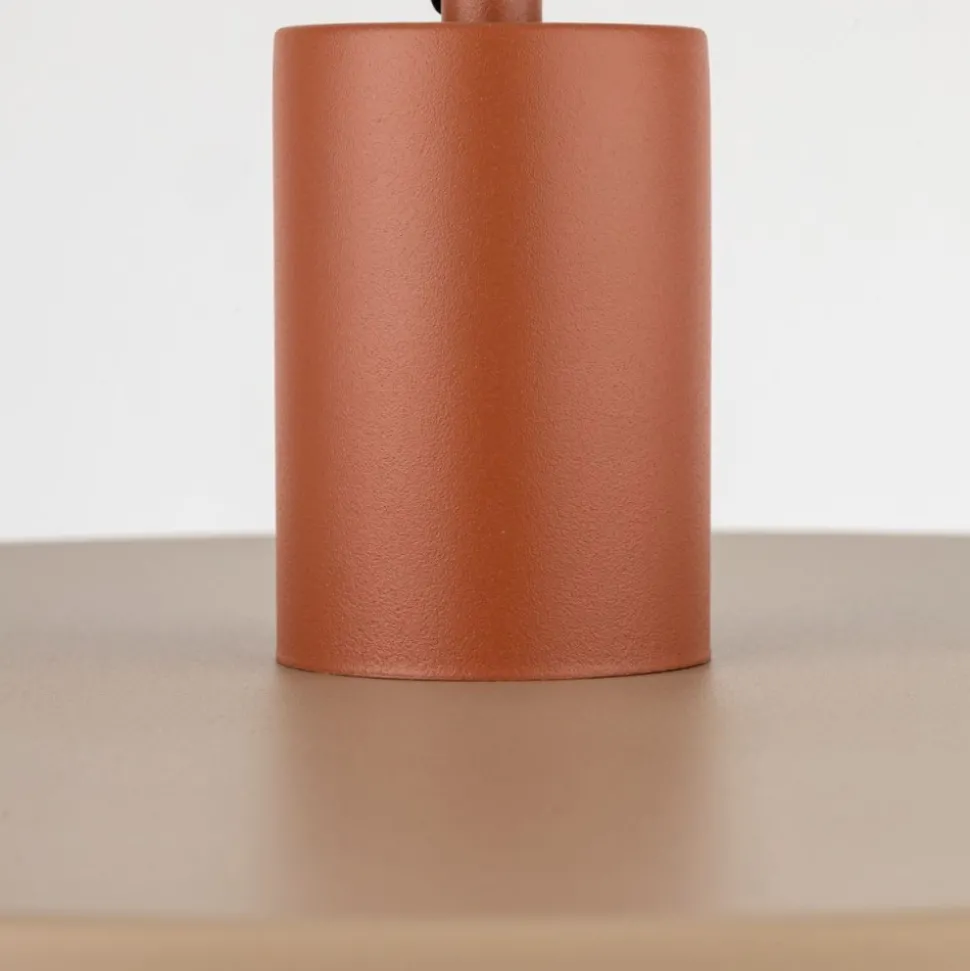 Lampa wisząca SILA ceglasta sabia beżowa 1xE27 40 cm