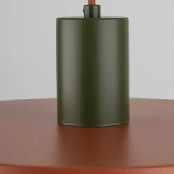 Lampa wisząca SILA zielona ceglasta 1xE27 30 cm