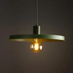 Lampa wisząca SILA zielona 1xE27 40 cm