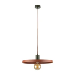 Lampa wisząca SILA zielona klosz ceglasty 1xE27 40 cm