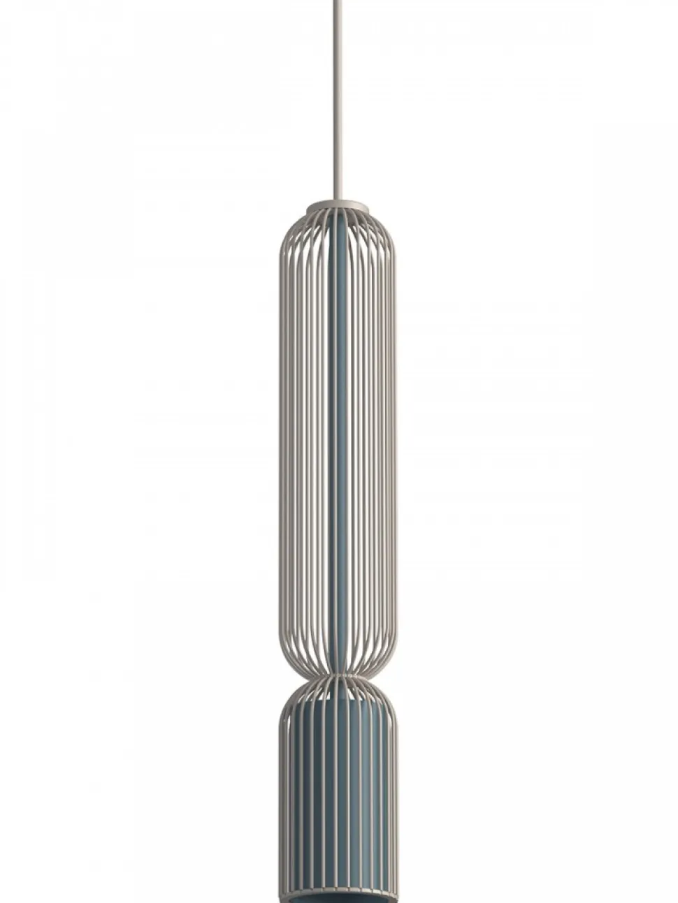 Lampa wisząca SINGLES B beżowa niebieska