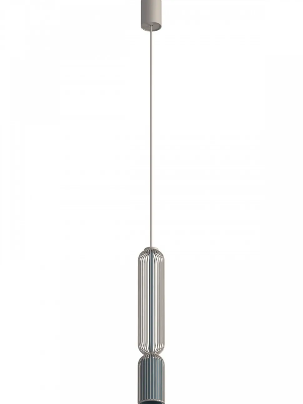 Lampa wisząca SINGLES B beżowa niebieska