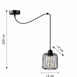 Lampa wisząca Singolo Ragno Rullo