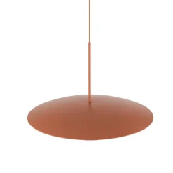 Lampa wisząca SLATE ceglasta klosz biały 1xE27