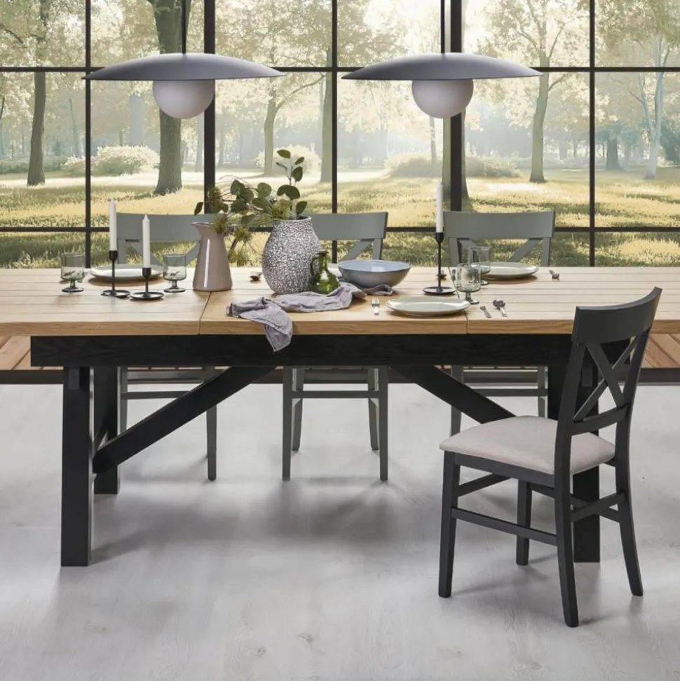 Lampa wisząca SLATE czarna klosz biały 1xE27