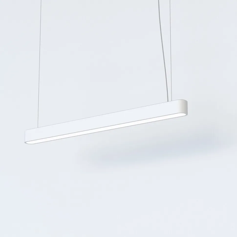 Lampa Wisząca SOFT Biały 1xT8 16W LED 3000K 95cm