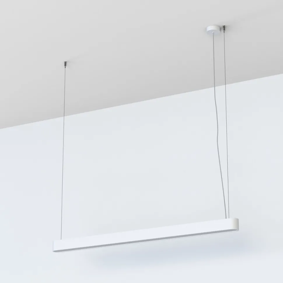Lampa Wisząca SOFT Biały 1xT8 22W LED 3000K 125cm