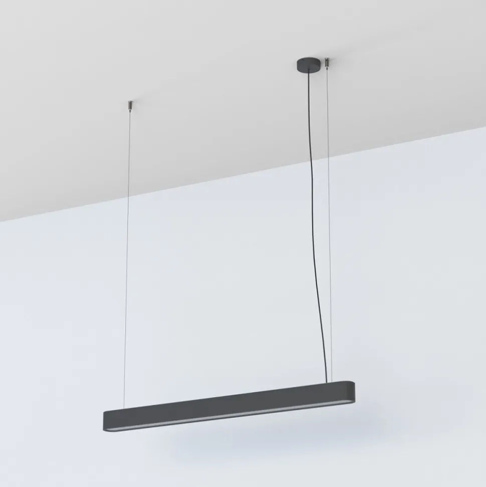 Lampa Wisząca SOFT Grafitowy 1xT8 16W LED 3000K 95cm