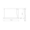 Lampa Wisząca SOFT Grafitowy 1xT8 22W LED 3000K 125cm