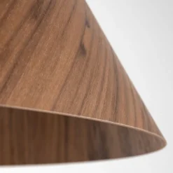 Lampa wisząca SOLIS WOOD ciemny dąb 1xE27