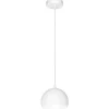 Lampa wisząca Sool biała szklany klosz