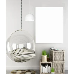 Lampa wisząca Sool biała szklany klosz