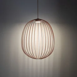 Lampa wisząca SPHERA L ceglasta 1xGX53