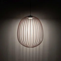 Lampa wisząca SPHERA L ceglasta 1xGX53