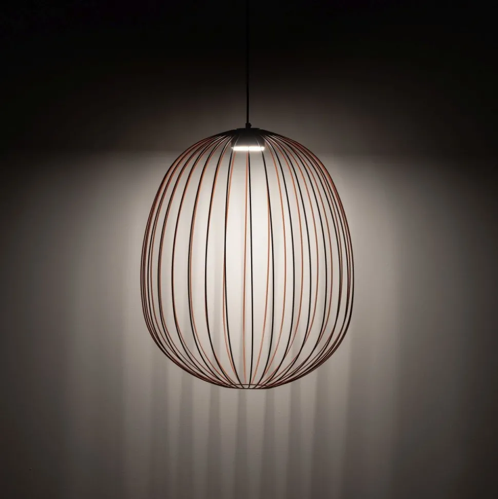 Lampa wisząca SPHERA L ceglasta 1xGX53
