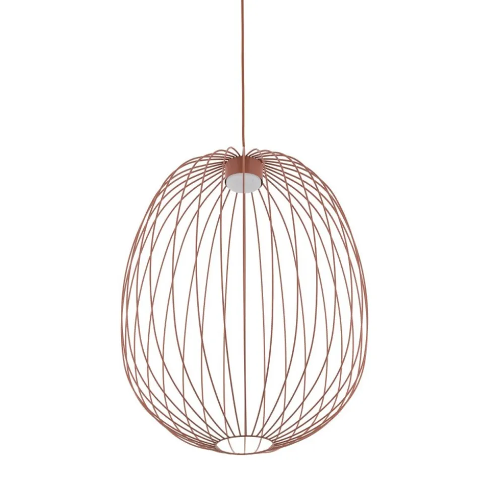 Lampa wisząca SPHERA L ceglasta 1xGX53