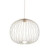Lampa wisząca SPHERA M sabia beżowa 1xGX53