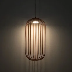 Lampa wisząca SPHERA S ceglasta 1xGX53