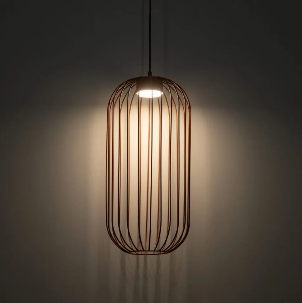 Lampa wisząca SPHERA S ceglasta 1xGX53