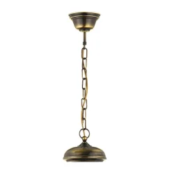 Lampa Wisząca TAWERNA Złoty Patyna 1xE27 38 cm