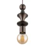 Lampa wisząca TOWER brązowa 1xE27