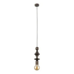 Lampa wisząca TOWER brązowa 1xE27