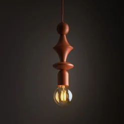Lampa wisząca TOWER ceglasta 1xE27