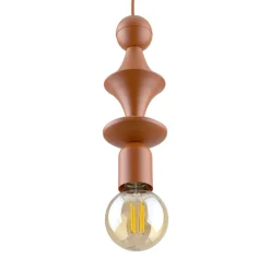 Lampa wisząca TOWER ceglasta 1xE27