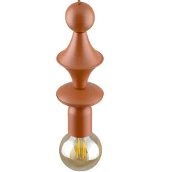 Lampa wisząca TOWER ceglasta 1xE27