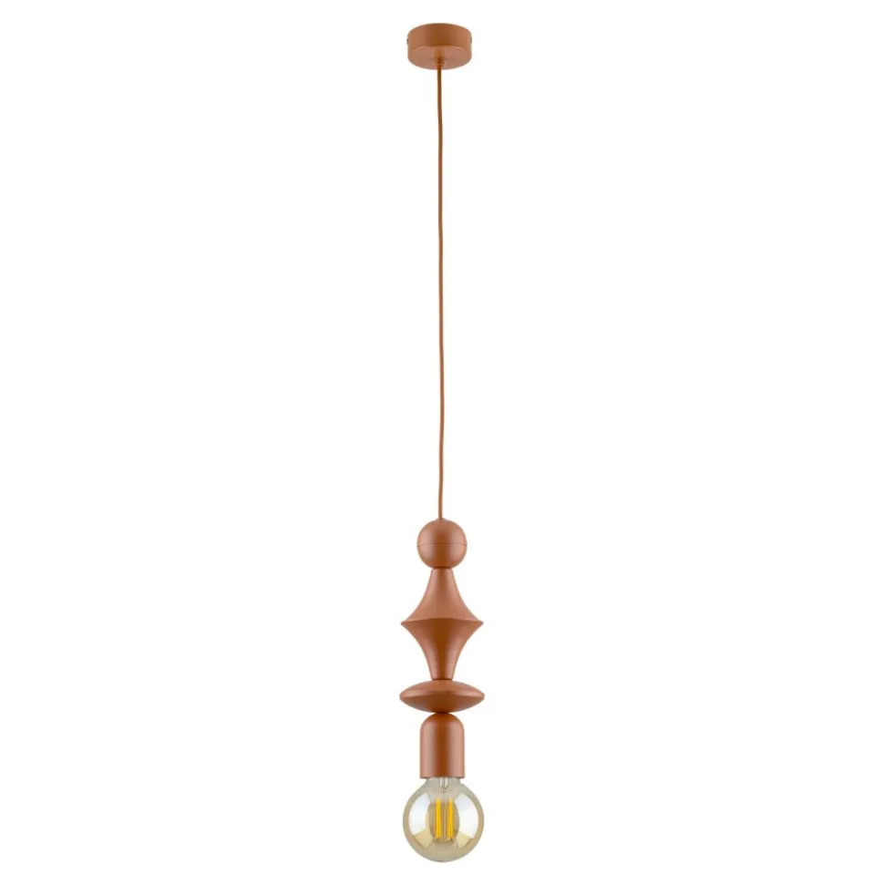 Lampa wisząca TOWER ceglasta 1xE27