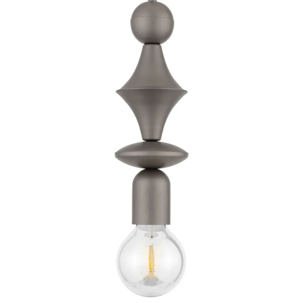 Lampa wisząca TOWER NEW brązowa 1xE27