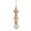 Lampa wisząca TOWER WOOD sabia beżowa 1xE27