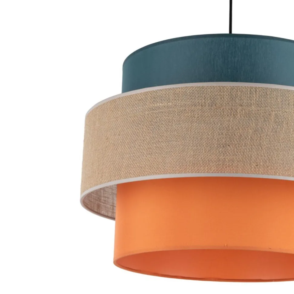 Lampa wisząca TRIO czarna multikolor 1xE27